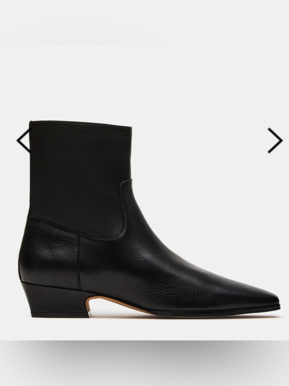 Steve Madden Women’s Dusty black leather ankle boots size 6